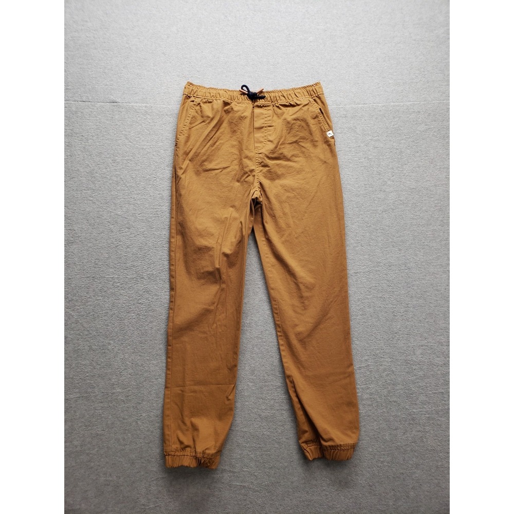 Tommy Bahama Boys Jogger Pants XL Brown Drawstring Elastic Waist Pockets Casual
